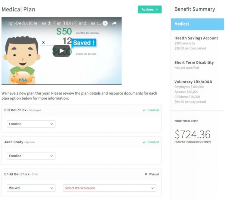 Benefits Enrollment Building Blocks